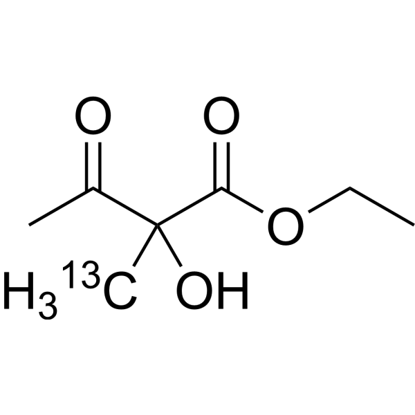 Ethyl 2-hydroxy-2-methyl-3-oxobutanoate-13C 1225273-82-4